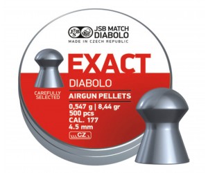 |Уценка| Пули JSB Exact Diabolo 4,5 мм, 0,547 г (500 штук) (№ 50304-200-уц)