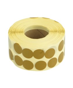 Заклейки для IPSC мишеней коричневые (4000 штук)