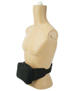 Сумка поясная Vektor для пистолета ПМ, 2 кармана, с поясным ремнем (Сз-13)