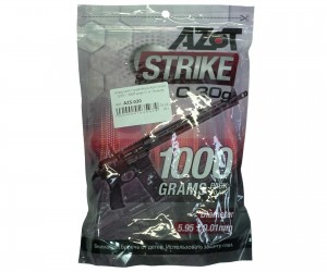 Шары для страйкбола Azot Strike 0,30 г, 3300 штук (1 кг, белые)