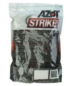 Шары для страйкбола Azot Strike 0,43 г, 2300 штук (1 кг, белые)