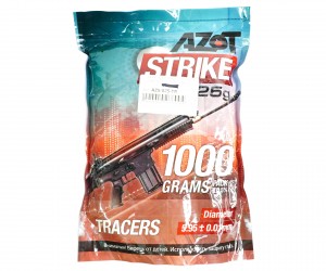 Шары трассерные Azot Strike Tracers 0,25 г, 4000 штук (1 кг, зеленые)