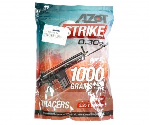 Шары трассерные Azot Strike Tracers 0,30 г, 3300 штук (1 кг, зеленые)