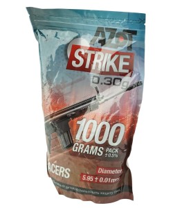 Шары трассерные Azot Strike Tracers 0,30 г, 3300 штук (1 кг, зеленые)