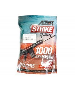 Шары трассерные Azot Strike Tracers 0,32 г, 3100 штук (1 кг, зеленые)