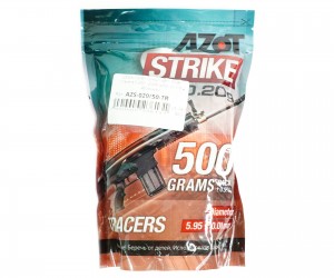 Шары трассерные Azot Strike Tracers 0,20 г, 2500 штук (0,5 кг, зеленые)