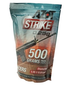 Шары трассерные Azot Strike Tracers 0,25 г, 2000 штук (0,5 кг, зеленые)