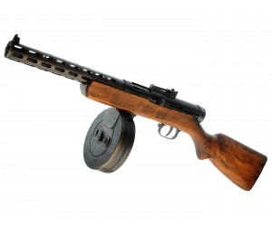 Охолощенный СХП пистолет-пулемет ППД-34 Kurs (Дегтярева) 10x31