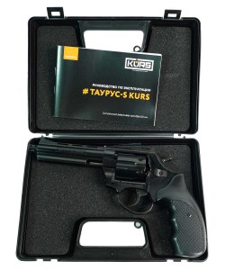 Сигнальный револьвер Taurus-S KURS (Smith & Wesson 4,5”) 5,5 мм под 10ТК, черный