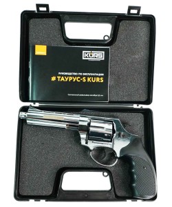 Сигнальный револьвер Taurus-S KURS (Smith & Wesson 4,5”) 5,5 мм под 10ТК, хром