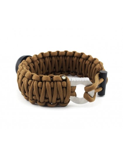 Браслет из паракорда Outdoors Survival (кресало) AS-SL0015 Tan