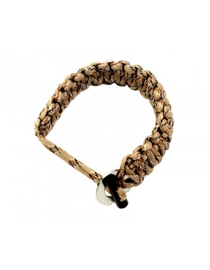 Браслет из паракорда Outdoors Survival (кресало) AS-SL0015 Tan Camo