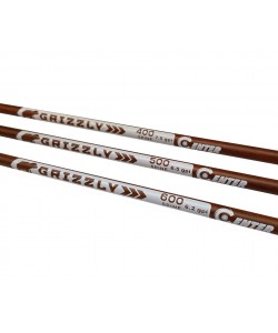 Стрела лучная карбон под дерево Centershot Grizzly 600 натуральное оперение 4”