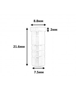 Инсерт алюминиевый Centershot для арбалетных стрел Toxic Mix