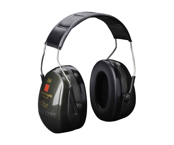 Наушники противошумные 3M PELTOR Optime II, SNR 31db, нескладное оголовье, зеленые