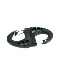 Карабин для крепления Outdoor Nylon S Type AS-TL0040 Black