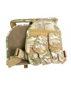 Разгрузочный жилет Yakeda VT-1099-B Plate Carrier с подсумками (Multicam)