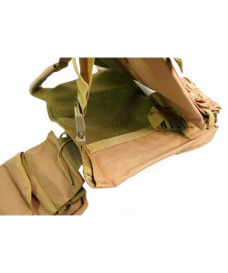 Тактический жилет Yakeda VT-1055 Plate Carrier с подсумками (Tan)