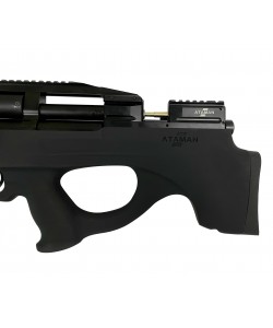 Пневматическая винтовка Ataman MB20 Булл-пап B25 (Soft-Touch Black, PCP, колба) 5,5 мм