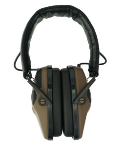 Наушники активные ShotTime 32, NRR 23dB, оголовье экокожа, амбушюры поролон. (Tan)