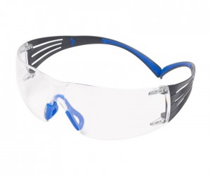 Очки стрелковые 3M SecureFit 401, прозрачные линзы, дужки синие