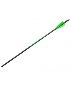 Стрела арбалетная карбоновая Centershot Toxic Carbon 22” Half Moon Nock