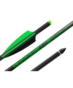 Стрела арбалетная карбоновая Centershot Toxic Carbon 22” Half Moon Nock