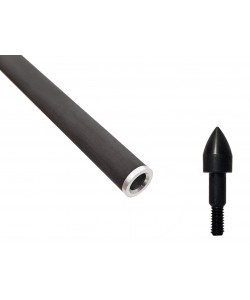 Стрела арбалетная карбоновая Centershot Toxic Carbon 22” Half Moon Nock