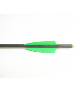 Стрела арбалетная карбоновая Centershot Toxic Carbon 22” Half Moon Nock