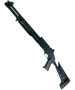 Страйкбольный дробовик Cyma Benelli M4 Super 90 Tactical, телескоп. приклад, пластик (CM.373)