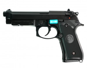 Страйкбольный пистолет WE Beretta M9A1 New Rail Black