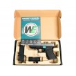 Страйкбольный пистолет WE Glock-19 Gen.4 Silver, сменные накладки (WE-G003B-SV) - фото № 3