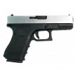 Страйкбольный пистолет WE Glock-19 Gen.4 Silver, сменные накладки (WE-G003B-SV) - фото № 2