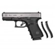 Страйкбольный пистолет WE Glock-19 Gen.4 Silver, сменные накладки (WE-G003B-SV) - фото № 9