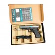 Страйкбольный пистолет WE Glock-34 Gen.4 Silver, сменные накладки (WE-G008B-SV) - фото № 3