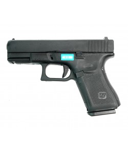Страйкбольный пистолет WE Glock-19 Gen.5, сменные накладки (WE-G003VB-BK)