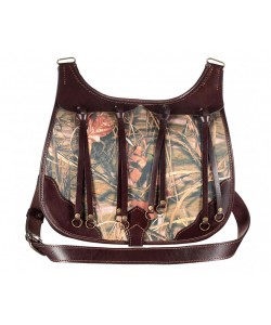 Ягдташ Vektor из кордуры с кожаной отделкой