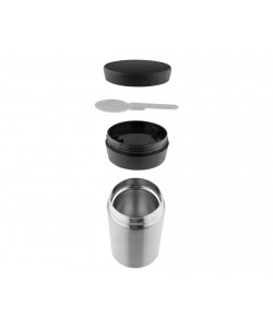 Термос для еды THERMOcafe DFJ-500 0.5 л, складная ложка из нерж. стали