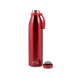 Термос для напитков (термобутылка) THERMOcafe Bolino2-750 0,75 л, откидная ручка (красный) - фото № 3
