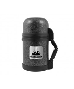 Термос универсальный THERMOcafe HAMMP-800 F&H 0,8 л, дополнительная чашка, складная ручка, съёмный ремень