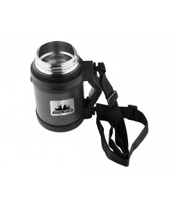 Термос универсальный THERMOcafe HAMMP-800 F&H 0,8 л, дополнительная чашка, складная ручка, съёмный ремень