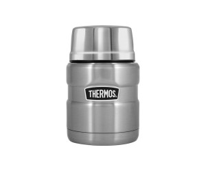 Термос для еды THERMOS King SK3000 0,47 л, складная ложка, стальной