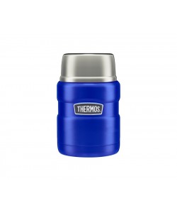 Термос для еды THERMOS KING SK3000 0.47 л, складная ложка, синий