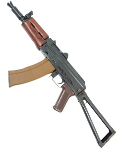 Страйкбольный автомат E&L ELAKS74UN (АКС-74У) AEG Essential Steel, дерево