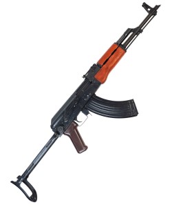 Страйкбольный автомат E&L ELAKMS (АКМС) AEG Essential Steel, дерево