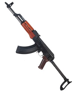 Страйкбольный автомат E&L ELAKMS (АКМС) AEG Essential Steel, дерево