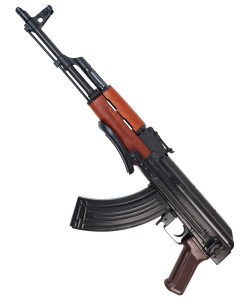 Страйкбольный автомат E&L ELAKMS (АКМС) AEG Essential Steel, дерево