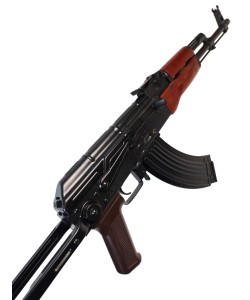 Страйкбольный автомат E&L ELAKMS (АКМС) AEG Essential Steel, дерево