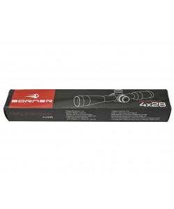 Оптический прицел Borner 4х28 FD4, на «л/хвост»