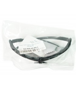 Защитные очки WoSport GG-MA-69 Black, прозрачные линзы